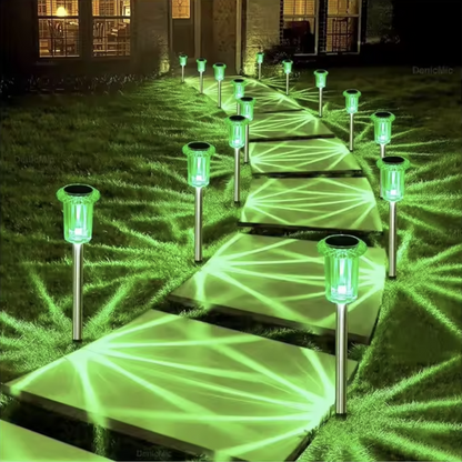 Halloween Solar Pathway Lights Outdoor 10 Pack | IP44 Waterproof LED Pathway Lights & Stake Lights for Yard & Garden