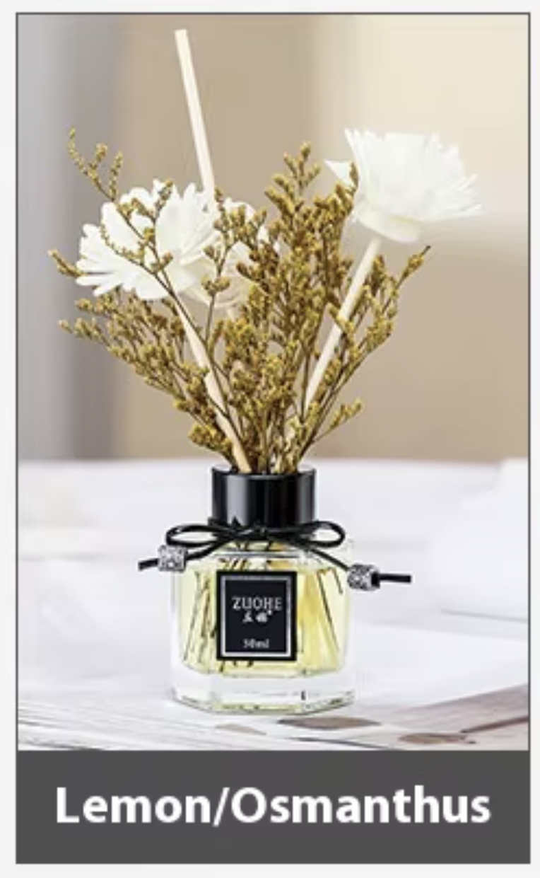 Long-Lasting Eco-Friendly Aromatherapy Diffuser – Flower-Shaped Essential Oil Air Freshener for Home, Office, Car & Bathroom