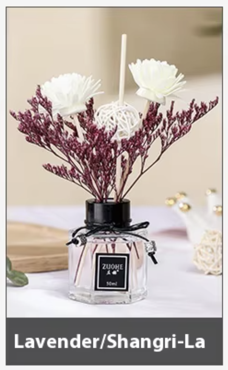 Long-Lasting Eco-Friendly Aromatherapy Diffuser – Flower-Shaped Essential Oil Air Freshener for Home, Office, Car & Bathroom