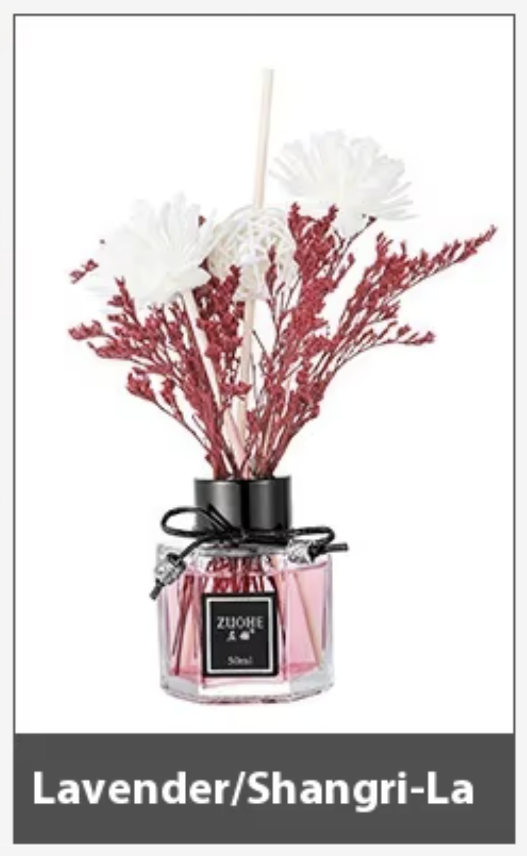 Long-Lasting Eco-Friendly Aromatherapy Diffuser – Flower-Shaped Essential Oil Air Freshener for Home, Office, Car & Bathroom