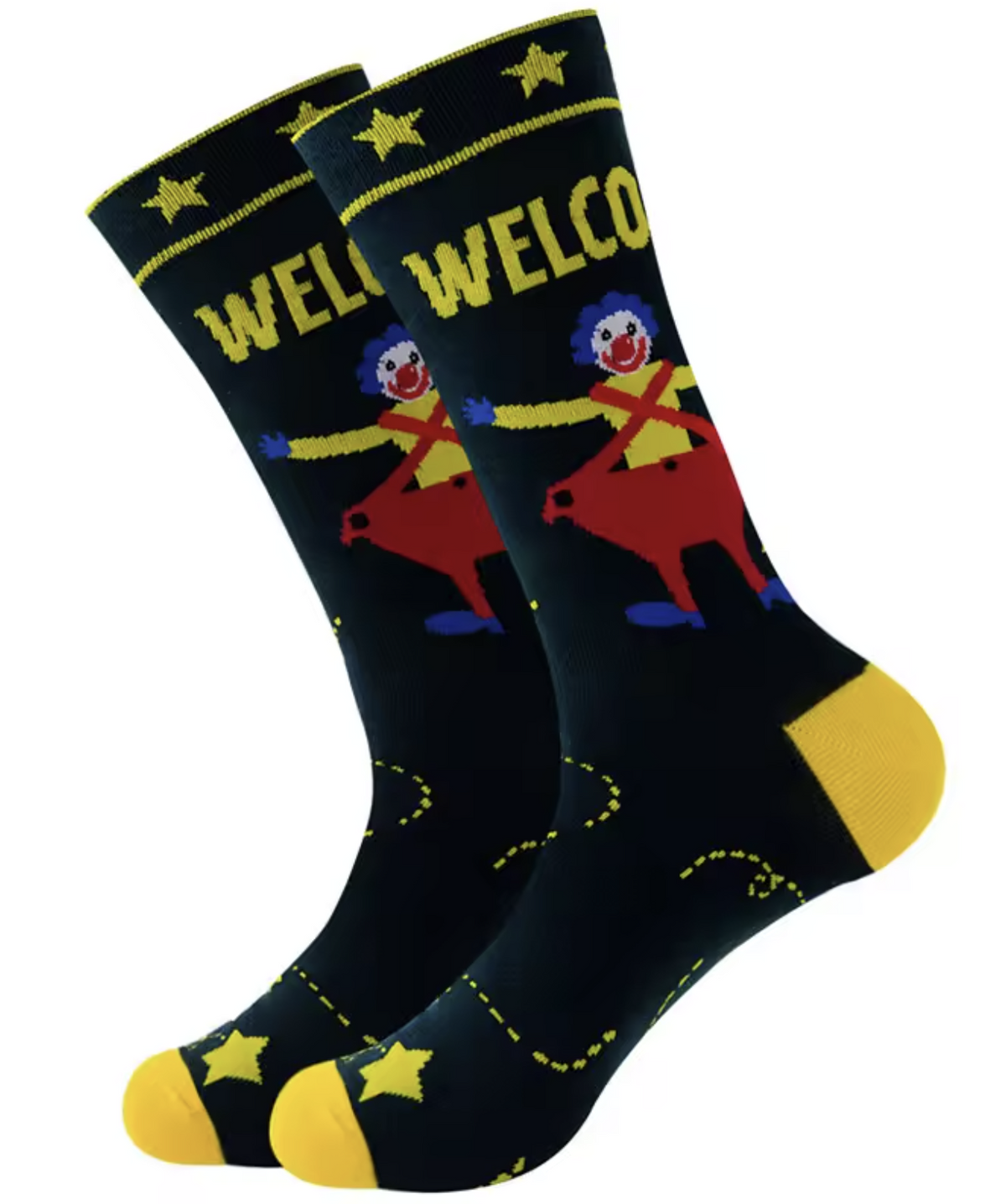 20 pair Cute Halloween Pumpkin Crew Socks – Funny Novelty Cotton Tube Socks, Unisex