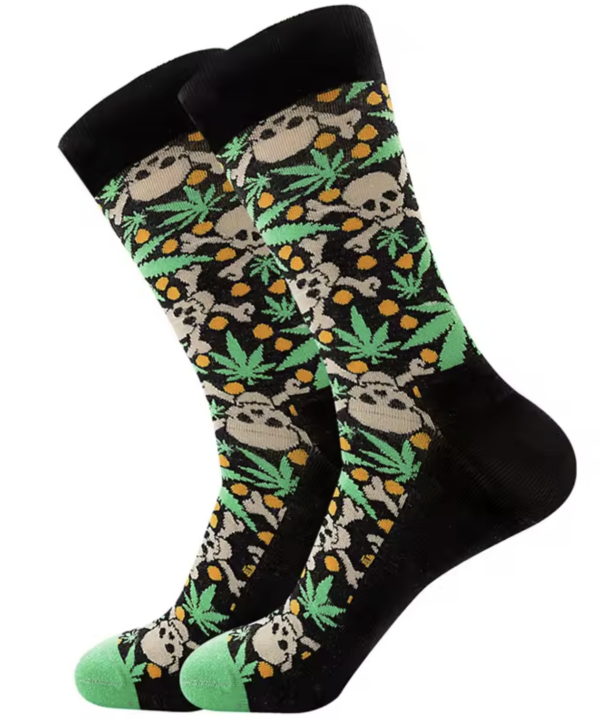 20 pair Cute Halloween Pumpkin Crew Socks – Funny Novelty Cotton Tube Socks, Unisex