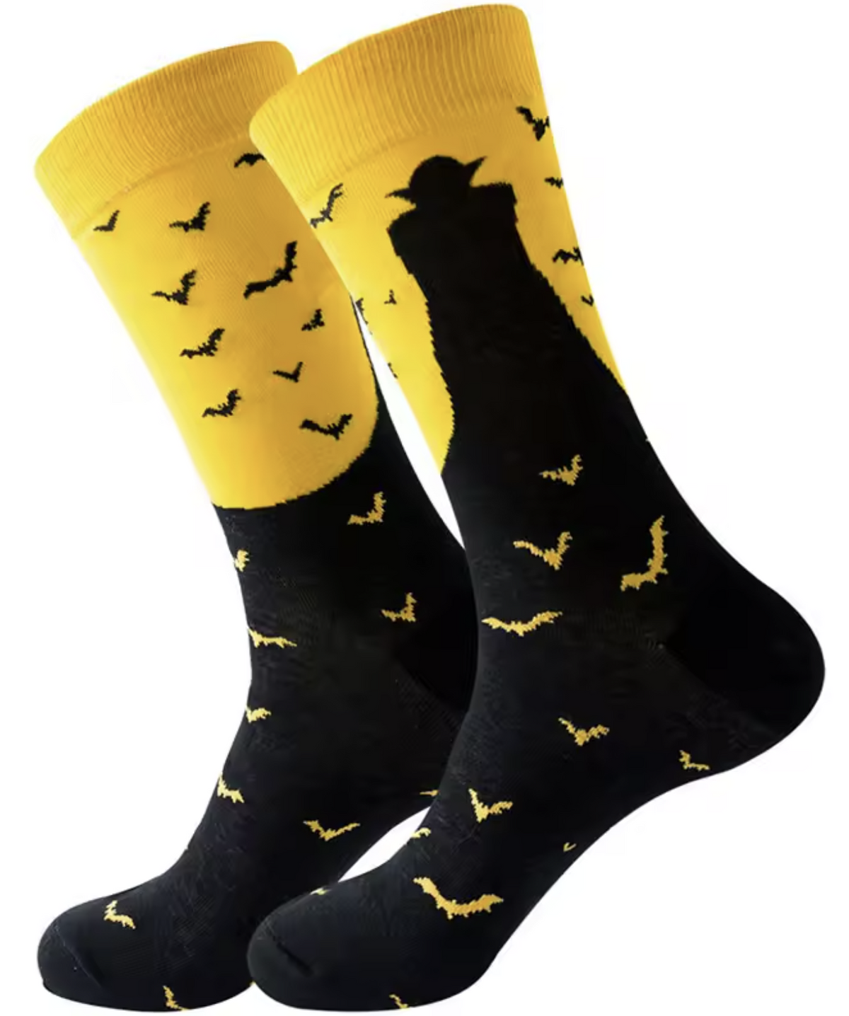 20 pair Cute Halloween Pumpkin Crew Socks – Funny Novelty Cotton Tube Socks, Unisex