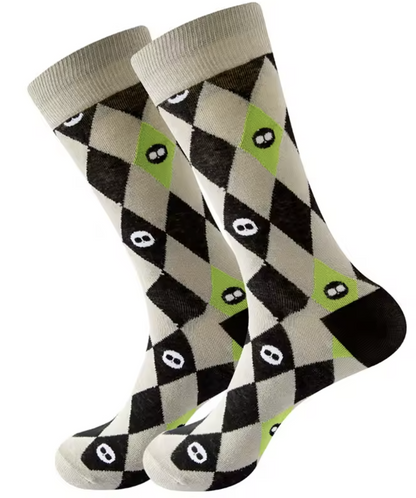 20 pair Cute Halloween Pumpkin Crew Socks – Funny Novelty Cotton Tube Socks, Unisex