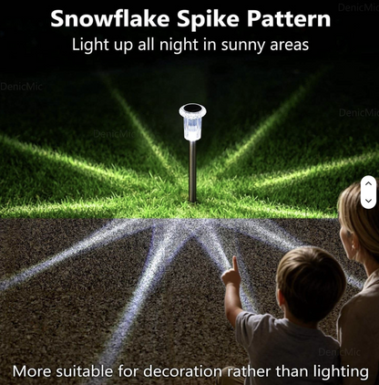 Halloween Solar Pathway Lights Outdoor 10 Pack | IP44 Waterproof LED Pathway Lights & Stake Lights for Yard & Garden