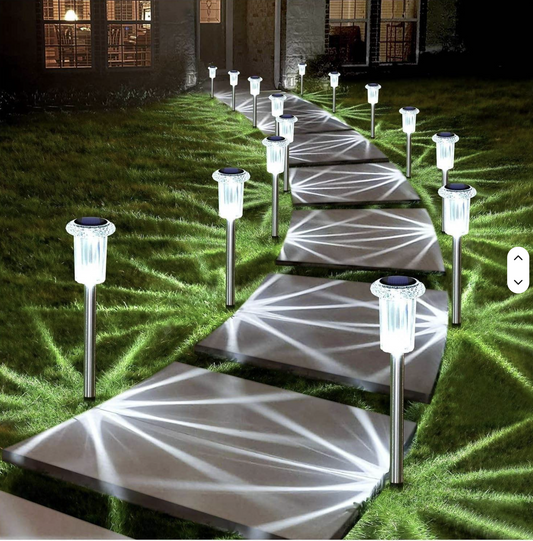Halloween Solar Pathway Lights Outdoor 10 Pack | IP44 Waterproof LED Pathway Lights & Stake Lights for Yard & Garden