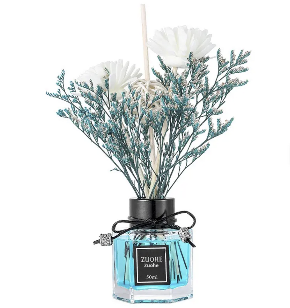 Flower-Shaped Essential Oil Air Freshener for Home, Office, Car & Bathroom