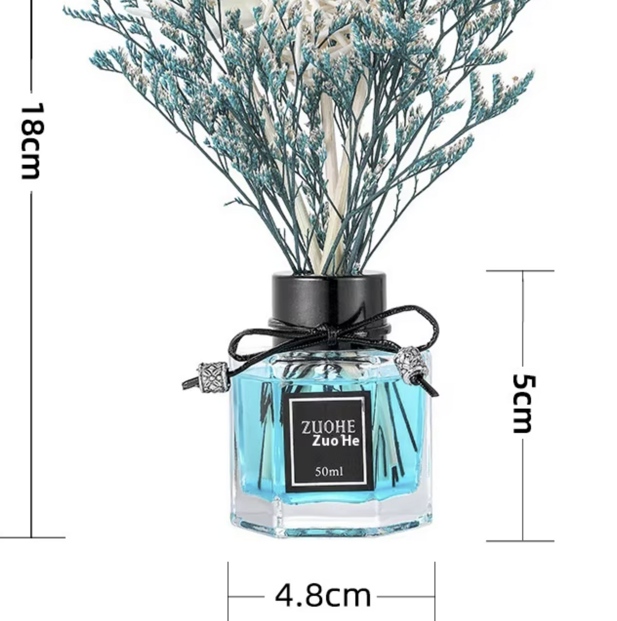 Flower-Shaped Essential Oil Air Freshener for Home, Office, Car & Bathroom