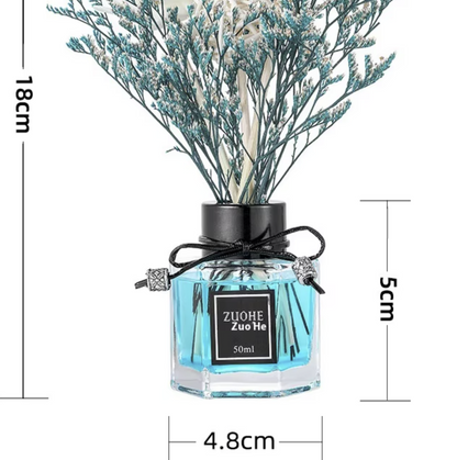 Flower-Shaped Essential Oil Air Freshener for Home, Office, Car & Bathroom