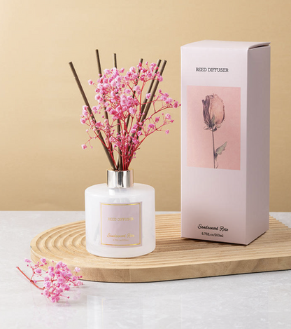 Scented Diffuser with Sticks Home Fragrance Reed Diffuser for Bathroom Shelf Décor