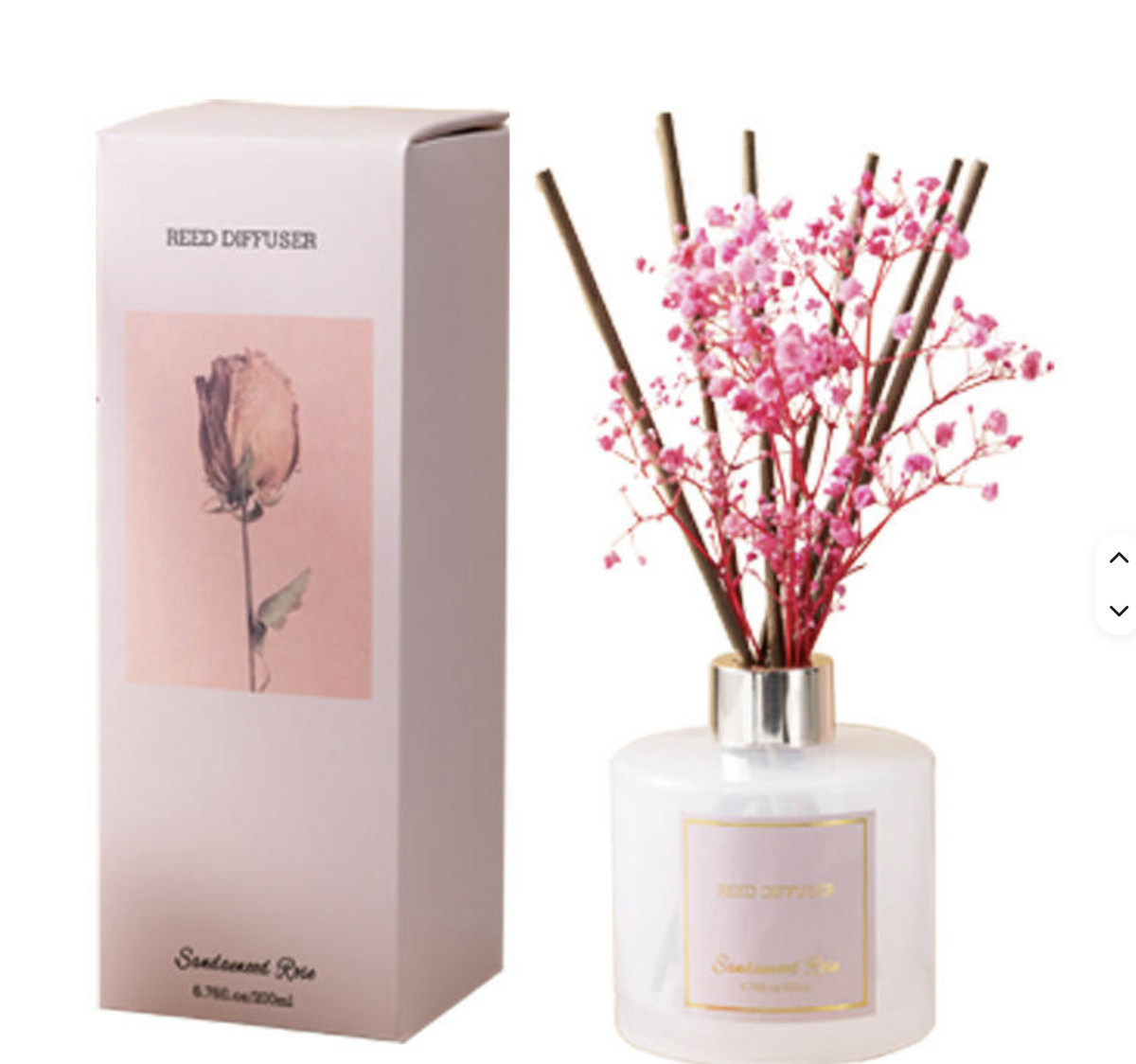 Scented Diffuser with Sticks Home Fragrance Reed Diffuser for Bathroom Shelf Décor
