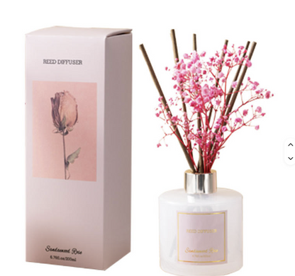 Scented Diffuser with Sticks Home Fragrance Reed Diffuser for Bathroom Shelf Décor