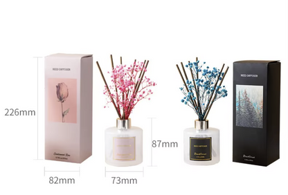 Scented Diffuser with Sticks Home Fragrance Reed Diffuser for Bathroom Shelf Décor