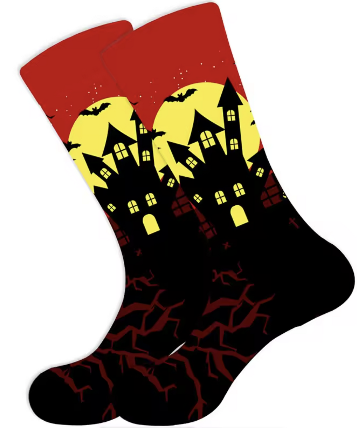 Cute Halloween Pumpkin Crew Socks